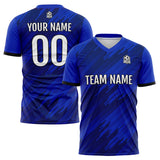 Custom Royal Uniform Jersey Kids Adults Personalized Set Jersey Shirt