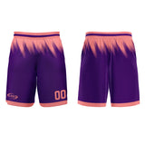 Custom Purple Pink Basketball Jersey Uniform Suit Printed Your Logo Name Number
