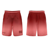 Custom Pink Red Gradient Basketball Jersey Uniform Suit Printed Your Logo Name Number