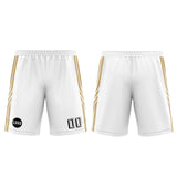 Custom White Basketball Jersey Uniform Suit Printed Your Logo Name Number