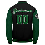 Custom Varsity Jacket Letterman jacket for Men, Women and Youth Green Black