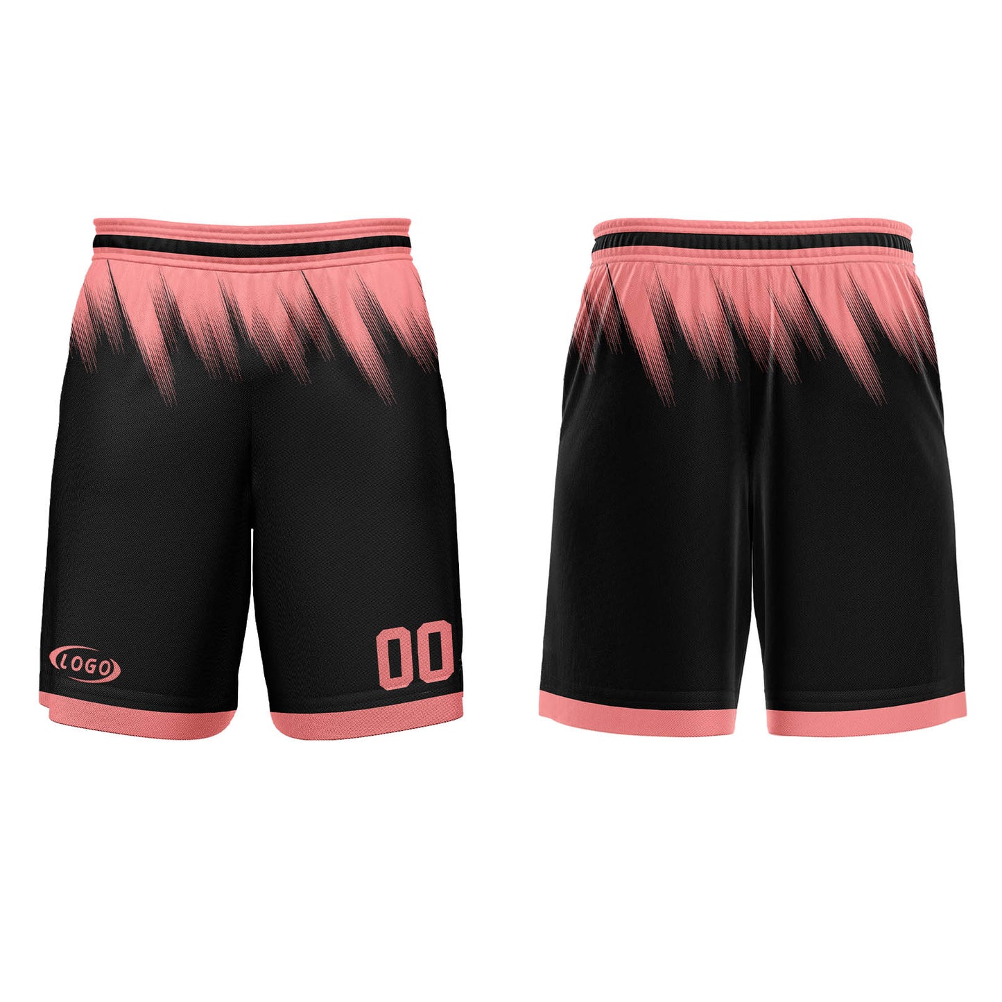 Custom Black Pink Basketball Jersey Uniform Suit Printed Your Logo Name Number