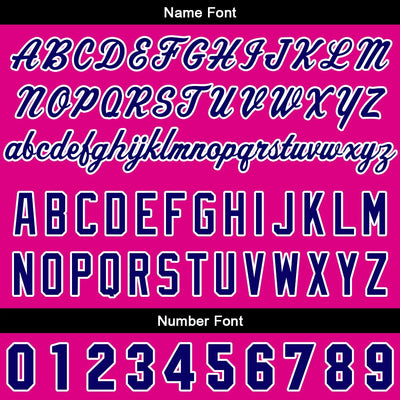 Custom Gradient Hoodie For Man Woman Girl Boy Print Your Logo Name Number Fuchsia Navy