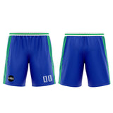 Custom Blue Green Basketball Jersey Uniform Suit Printed Your Logo Name Number