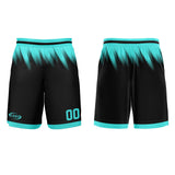 Custom Black Teal Basketball Jersey Uniform Suit Printed Your Logo Name Number