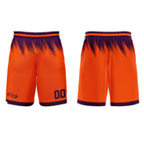 Custom Orange Purple Basketball Jersey Uniform Suit Printed Your Logo Name Number