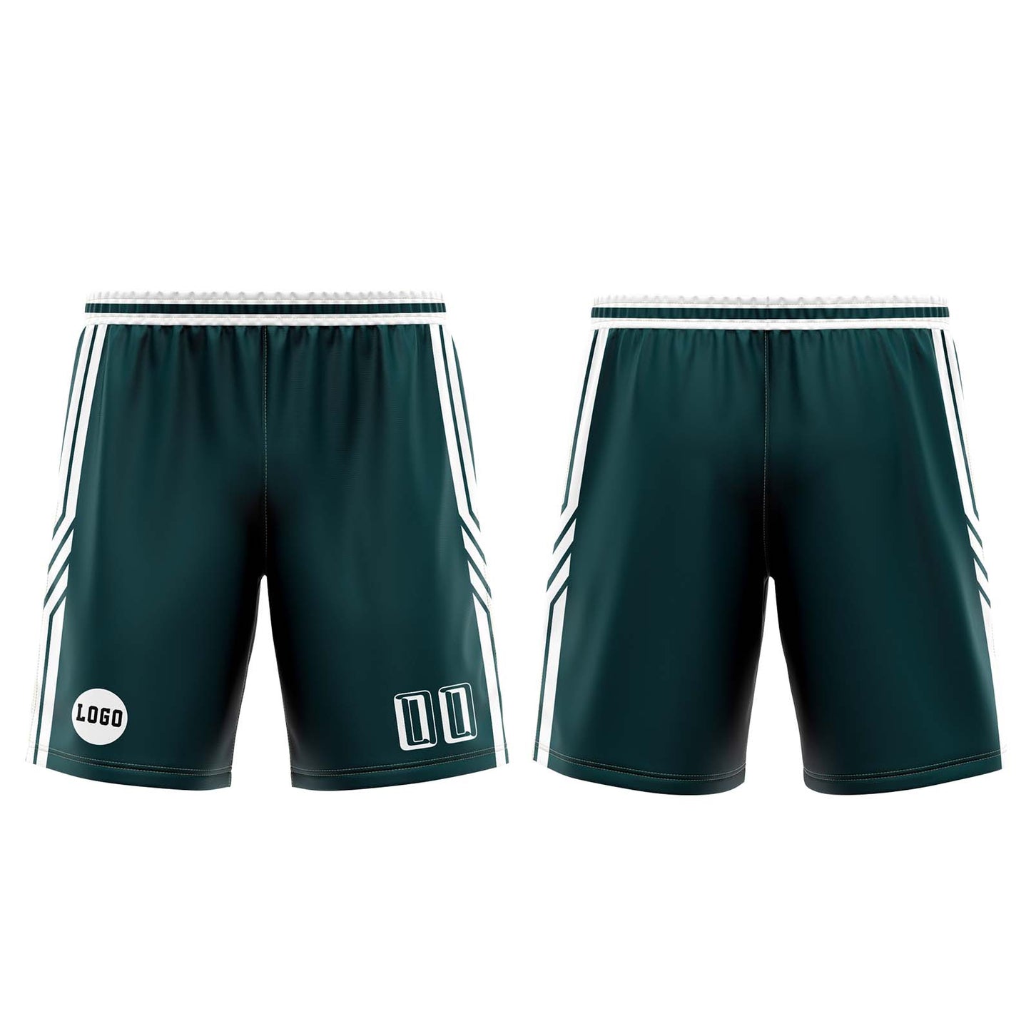 Custom Green Basketball Jersey Uniform Suit Printed Your Logo Name Number