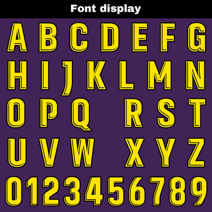 Custom Purple Yellow Basketball Jersey Uniform Suit Printed Your Logo Name Number