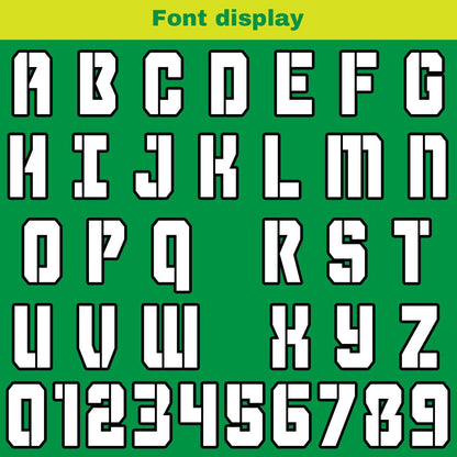 Custom Green Basketball Jersey Uniform Suit Printed Your Logo Name Number