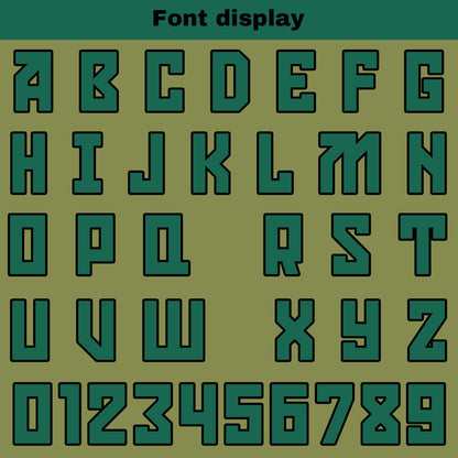 Custom Khaki Green Basketball Jersey Uniform Suit Printed Your Logo Name Number