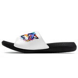 Customized Basketball Slippers With Added Patterns, Name Number Logo