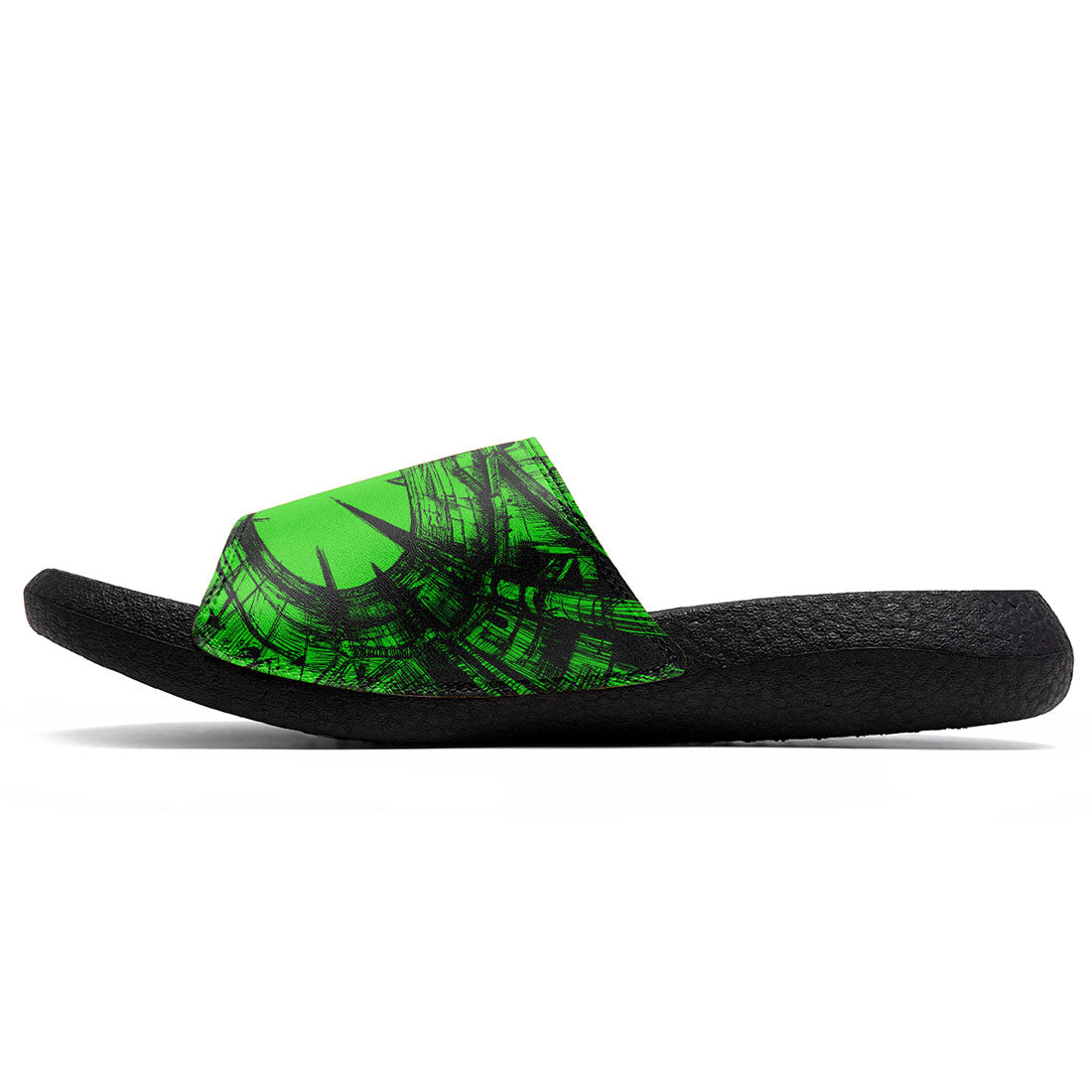 Customized Basketball Slippers With Added Patterns, Name Number Logo