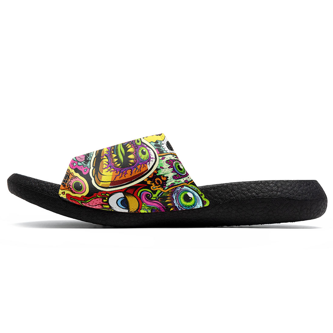 Customized Basketball Slippers With Added Patterns, Name Number Logo