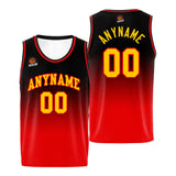 Custom Basketball Jersey Personalized Stitched Team Name Number Logo Red&Black