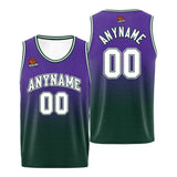 Custom Basketball Jersey Personalized Stitched Team Name Number Logo Green&Cream