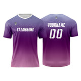 Custom Blue Purple Pink Uniform Jersey Kids Adults Personalized Set Jersey Shirt