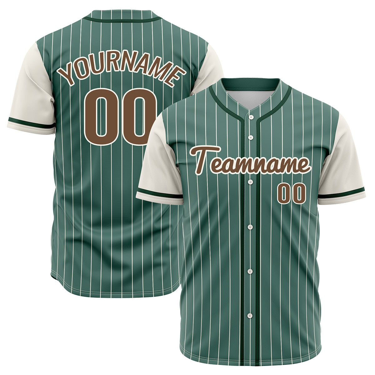 Custom Green Off White Hip Hop Baseball Jersey Stitched Printed - Personalized Name Number Shirts #BB-0919-0064