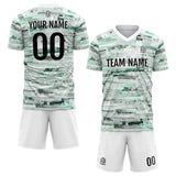 Custom Soccer Uniform Jersey Kids Adults Personalized Set Jersey Light Green Wallpaper