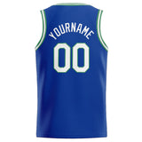 Custom Stitched Basketball Jersey for Men, Women And Kids Royal-White-Teal