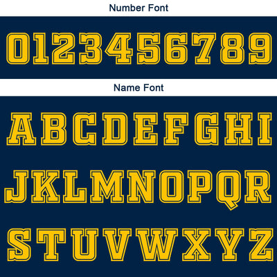 Custom Navy Yellow White Reversible Basketball Suit for Adults and Kids Personalized Jersey