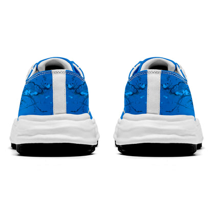 Mid-Top Canvas Shoes - Dinosaur Prints Transforming Each Step