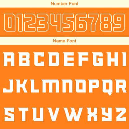 Custom Cream Orange Black Reversible Basketball Suit for Adults and Kids Personalized Jersey