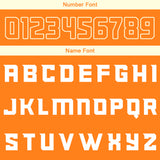 Custom Cream Orange Black Reversible Basketball Suit for Adults and Kids Personalized Jersey
