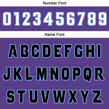 Custom Purple Black Reversible Basketball Jersey Uniform Suit Printed Your Logo Name Number