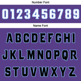 Custom Purple Black Reversible Basketball Jersey Uniform Suit Printed Your Logo Name Number