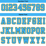Custom White Black Light Blue Reversible Basketball Suit for Adults and Kids Personalized Jersey