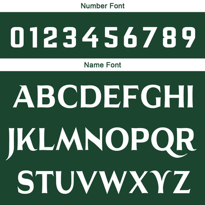 Custom Green White Reversible Basketball Jersey Uniform Suit Printed Your Logo Name Number