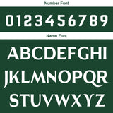 Custom Green White Reversible Basketball Jersey Uniform Suit Printed Your Logo Name Number