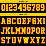 Custom Black White Yellow Red Reversible Basketball Suit for Adults and Kids Personalized Jersey