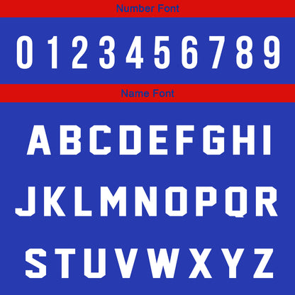 Custom Royal Blue Red Reversible Basketball Jersey Uniform Suit Printed Your Logo Name Number