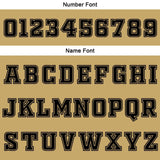 Custom Gold White Black Reversible Basketball Suit for Adults and Kids Personalized Jersey