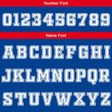 Custom Royal Red White Reversible Basketball Suit for Adults and Kids Personalized Jersey