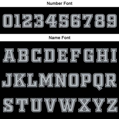Custom Black White Grey Reversible Basketball Suit for Adults and Kids Personalized Jersey