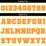 Custom Cream Orange Black Reversible Basketball Suit for Adults and Kids Personalized Jersey