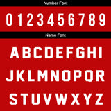 Custom Red White Reversible Basketball Jersey Uniform Suit Printed Your Logo Name Number