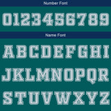 Custom Midnight Green Navy Grey Reversible Basketball Suit for Adults and Kids Personalized Jersey