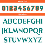 Custom White Cyan Green Reversible Basketball Jersey Uniform Suit Printed Your Logo Name Number