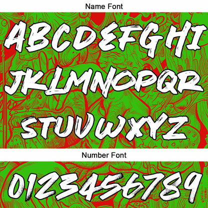 Custom Sweatshirt Hoodie For Man Woman Girl Boy Print Your Logo Name Number Green&Red