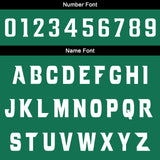 Custom Green Black Reversible Basketball Jersey Uniform Suit Printed Your Logo Name Number