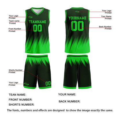 Custom Olive Green Bright Green Basketball Jersey Uniform Suit Printed Your Logo Name Number