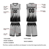 Custom Grey Black Basketball Jersey Uniform Suit Printed Your Logo Name Number