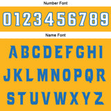 Custom Yellow White Reversible Basketball Jersey Uniform Suit Printed Your Logo Name Number