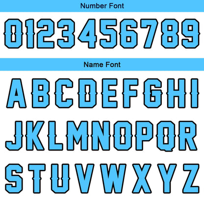 Custom Broken Light Blue Basketball Jersey Uniform Suit Printed Your Logo Name Number