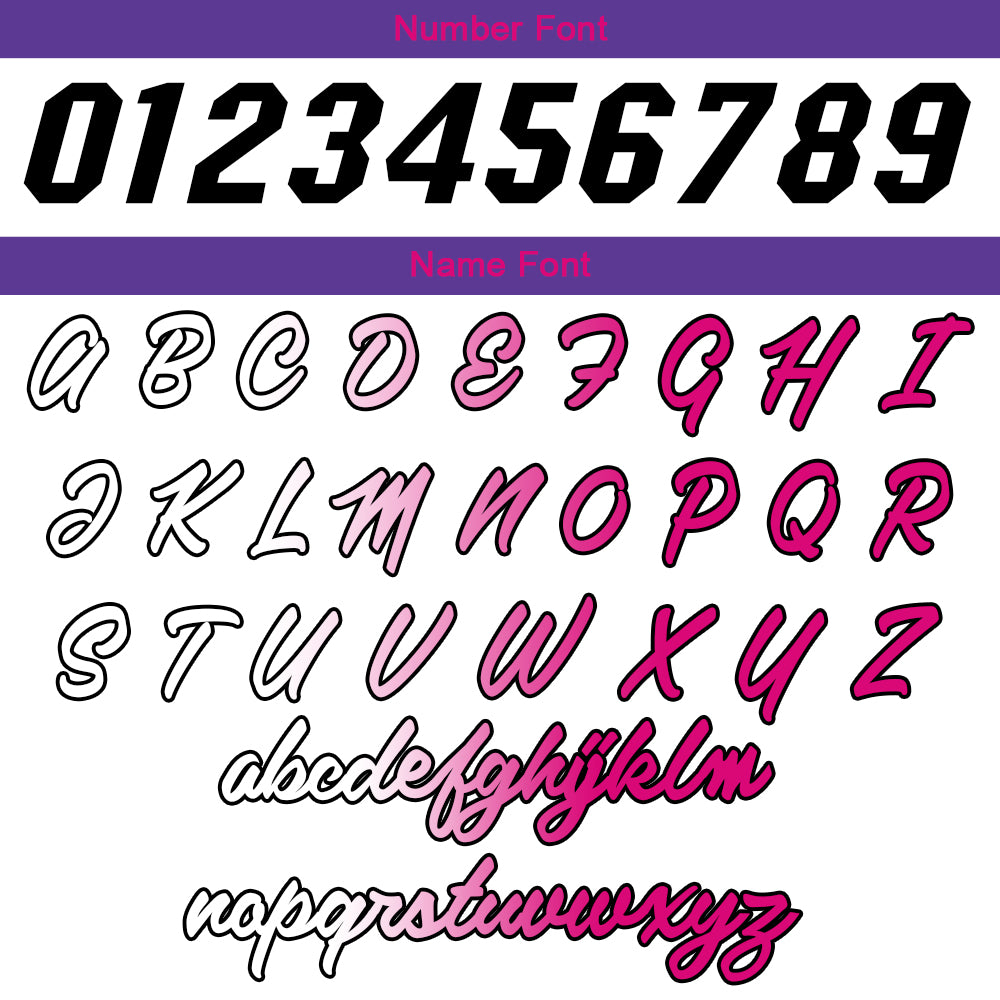 Custom Purple-Hot Pink-White Basketball Suit for Adults and Kids  Personalized Jersey