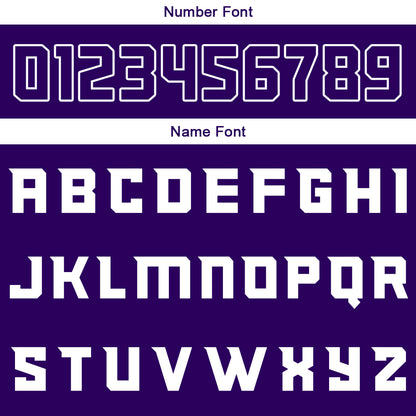 Custom Purple White Reversible Basketball Suit for Adults and Kids Personalized Jersey
