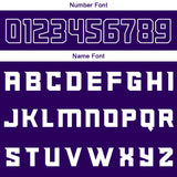 Custom Purple White Reversible Basketball Suit for Adults and Kids Personalized Jersey